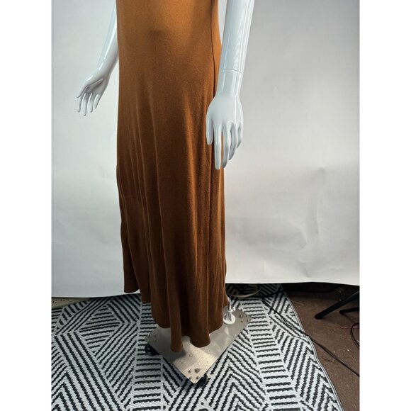 Vintage Joseph Ribkoff Tiger Print & Brown Two Pc Size 16 Maxi Dress - Picture 16 of 16